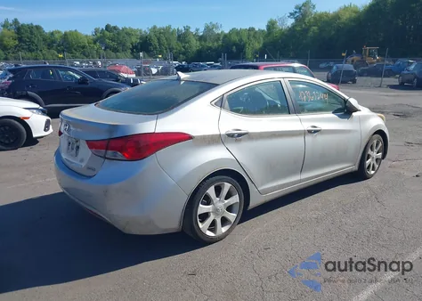 2012 Hyundai Elantra Limited (Ulsan Plant) from USA, damaged, VIN KMHDH4AE8CU301183
